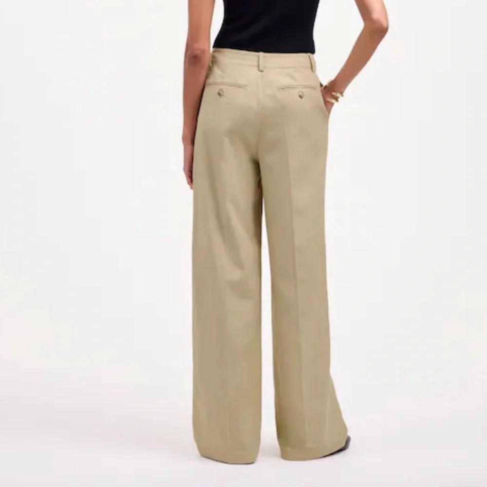 NWT Madewell The Petite Harlow Wide-Leg Pant in Drapey Twill - Picture 2 of 4